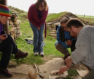 Firemaking at Fishermans Huts Orkney Firemaking at Fishermans Huts Orkney